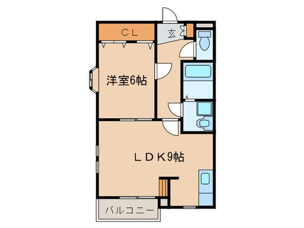 スクエア２１の物件間取画像